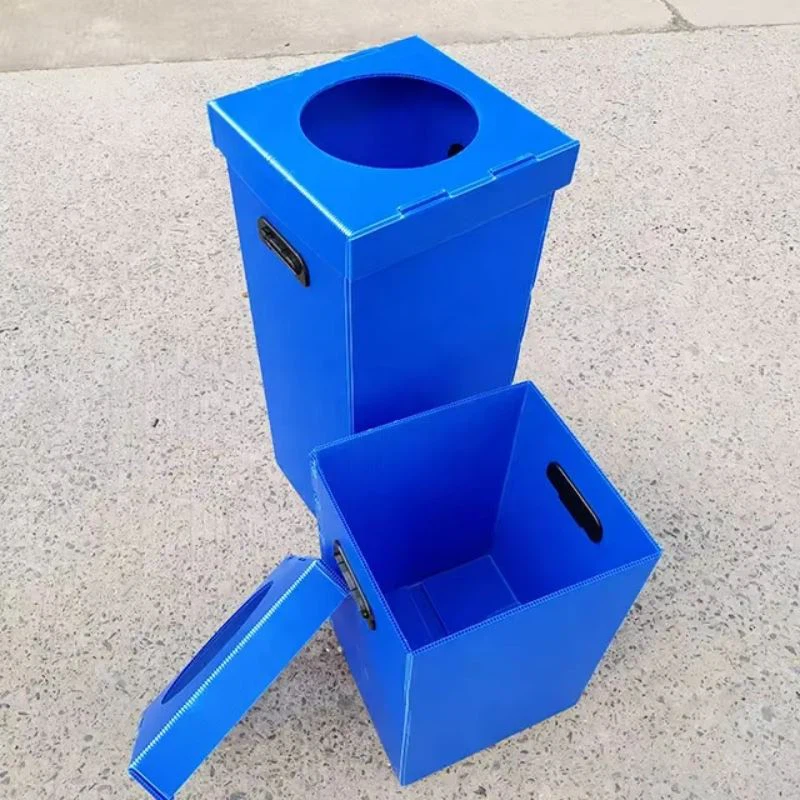 PP corrugated plastik resikle bin