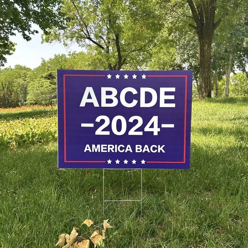 Lightweight Corrugated Plastic Sign Lightweight Corrugated Plastic Sign