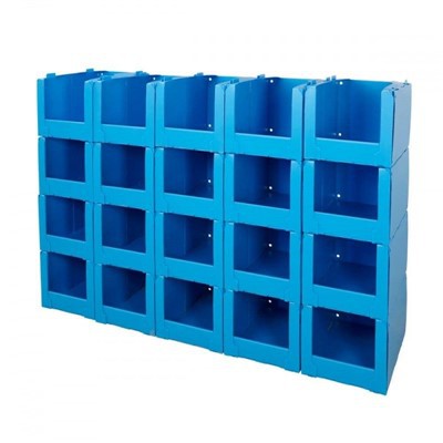 Corflute plastik davwa posode